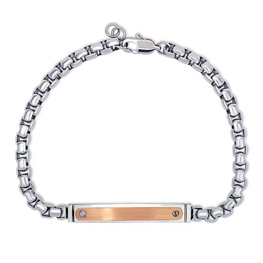 바 스퀘어 박스 체인 팔찌