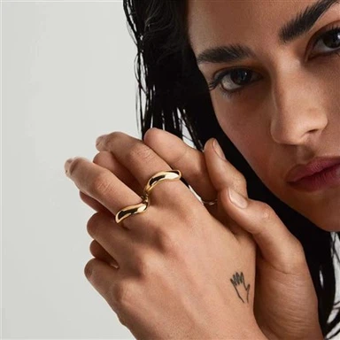 볼드 웨이브 링