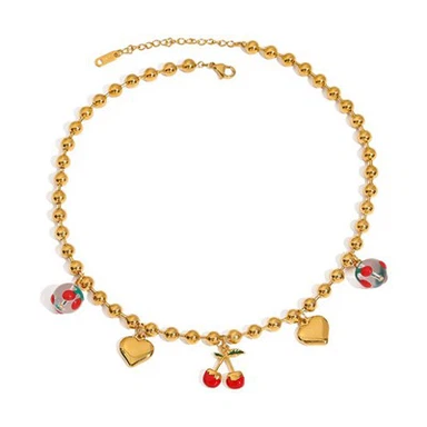 체리 매력 목걸이