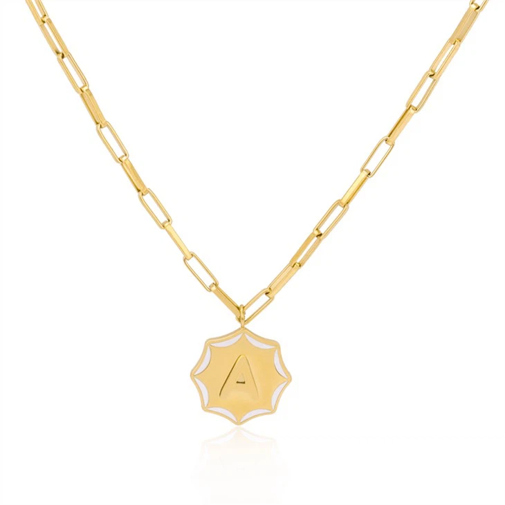 스테인레스 스틸 초기 목걸이 도매