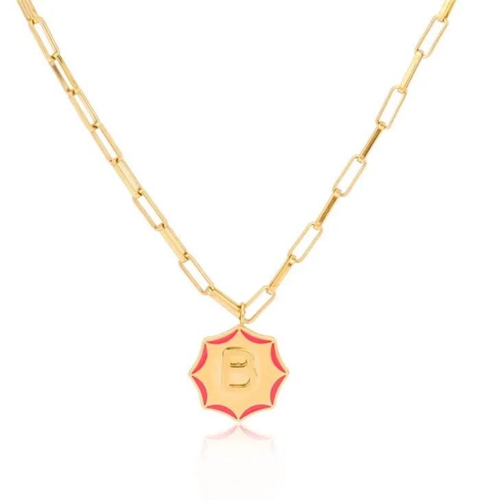 quality gold initial necklace