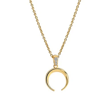 반달 펜던트 목걸이