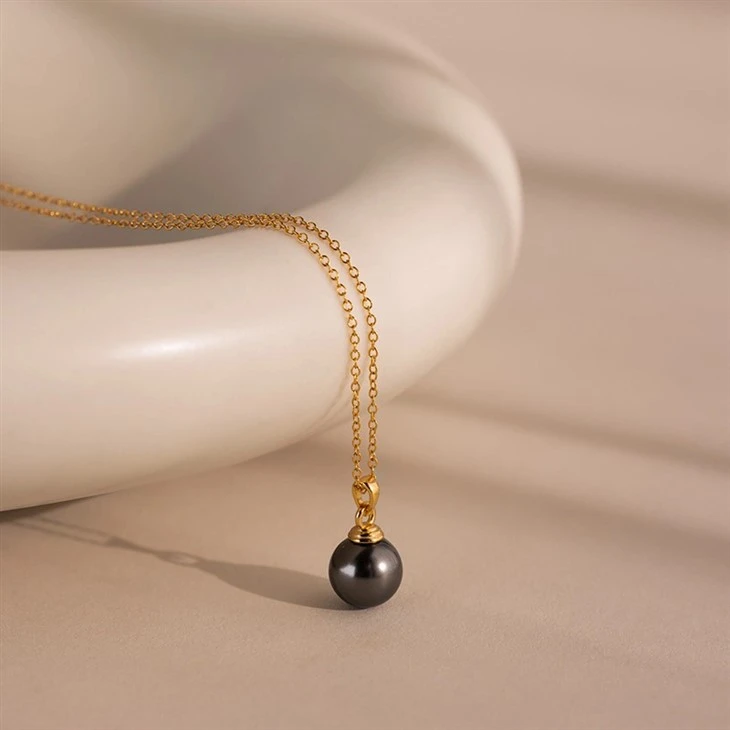 Minimalist Pearl Chain Necklace price