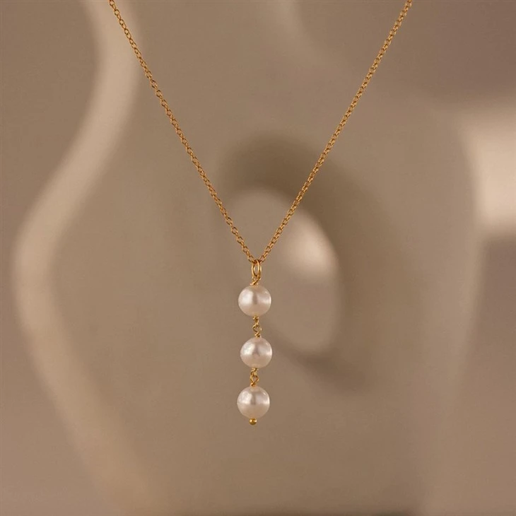 Minimalist Pearl Chain Necklace best