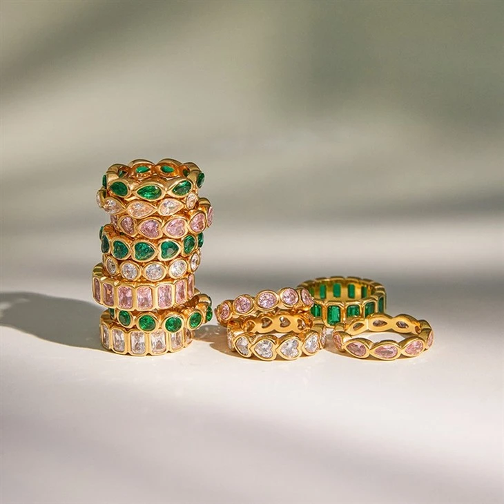 Minimalist Zircon Design Rings suppliers