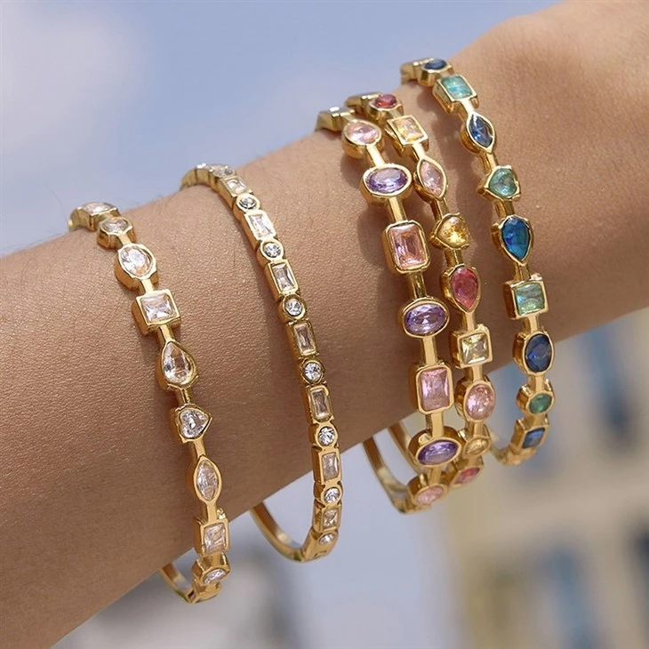 Multi Color CZ Bangle factory