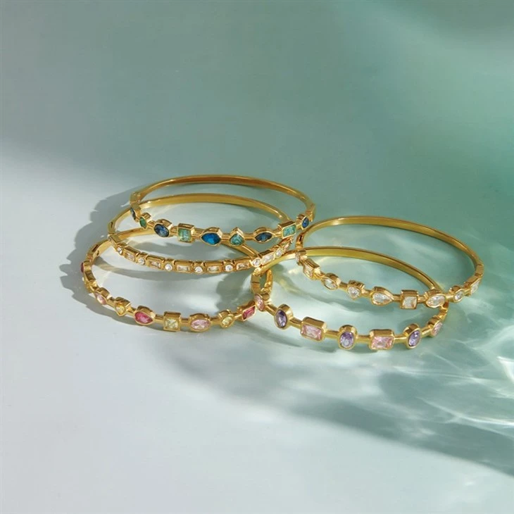 Multi Color CZ Bangle price