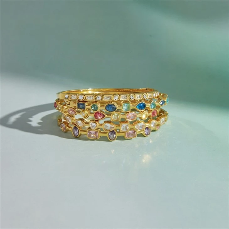 Multi Color CZ Bangle high quality