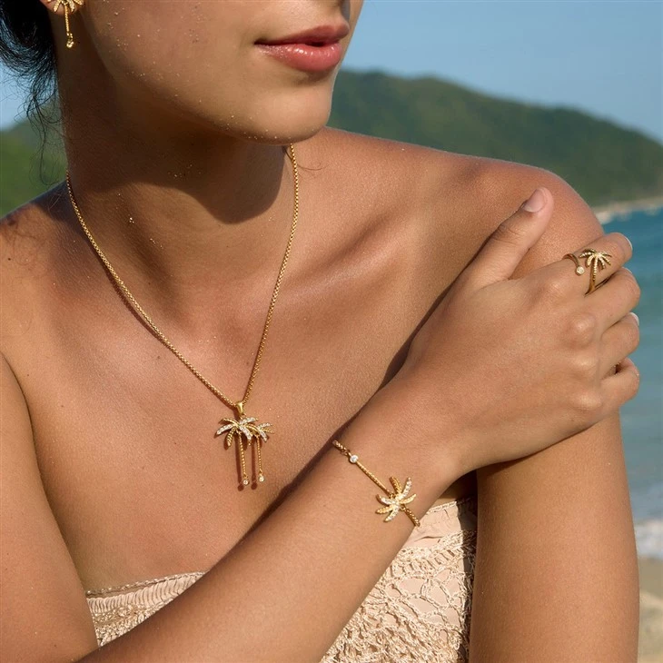 Palm Tree Charm Bracelet factory