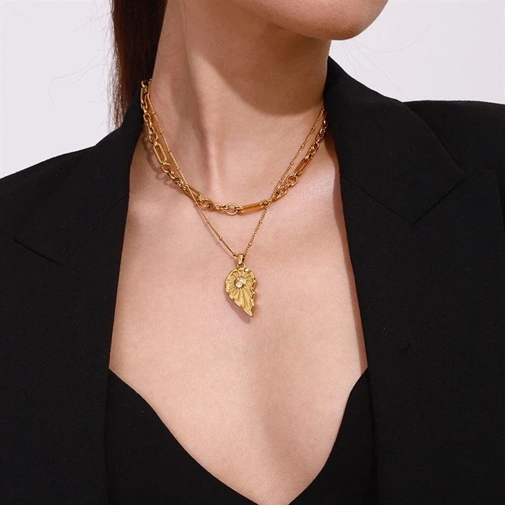 Split Heart Necklace