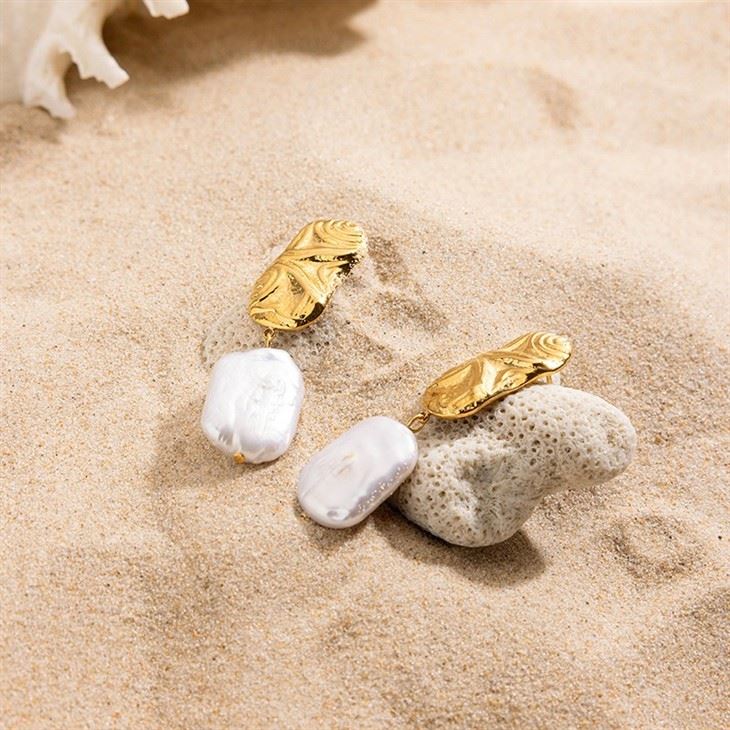 Textured Baroque Pearl Drops price