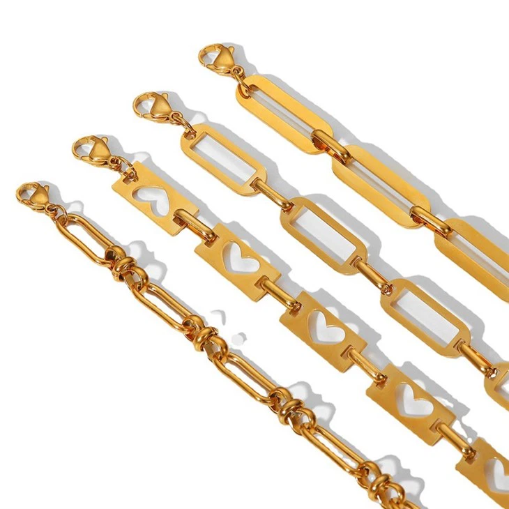 Womens Link Chain Bracelet