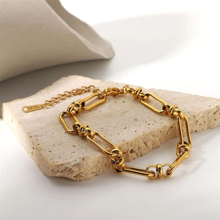 Womens Link Chain Bracelet
